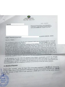 Jaypee kosmos demand letter 1