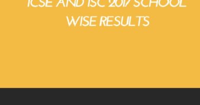 ICSE and ISC 2017 School wise results