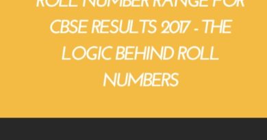 Roll number range for CBSE results 2017