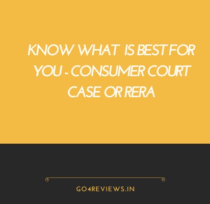 Consumer court case versus RERA