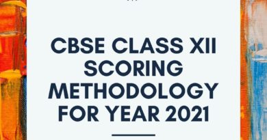 CBSE Class XII scoring methodology for year 2021