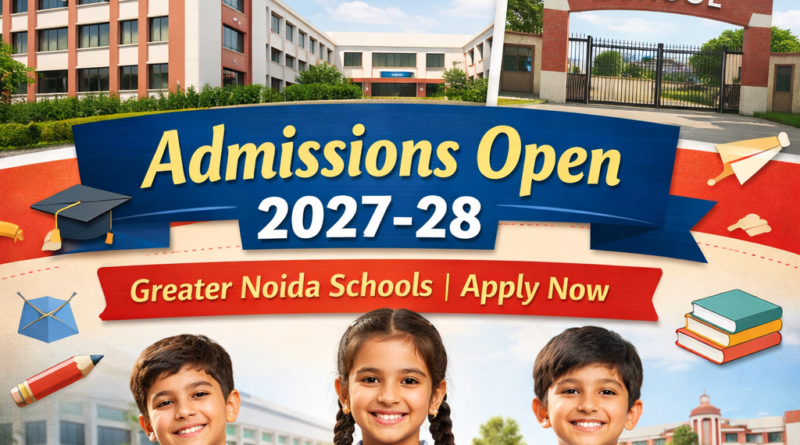 Greater Noida school admissions 2027-28